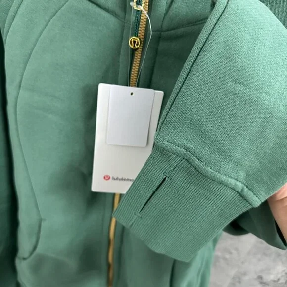 Lululemon Scuba series solid color casual soft warm full-zip long-sleeved hooded